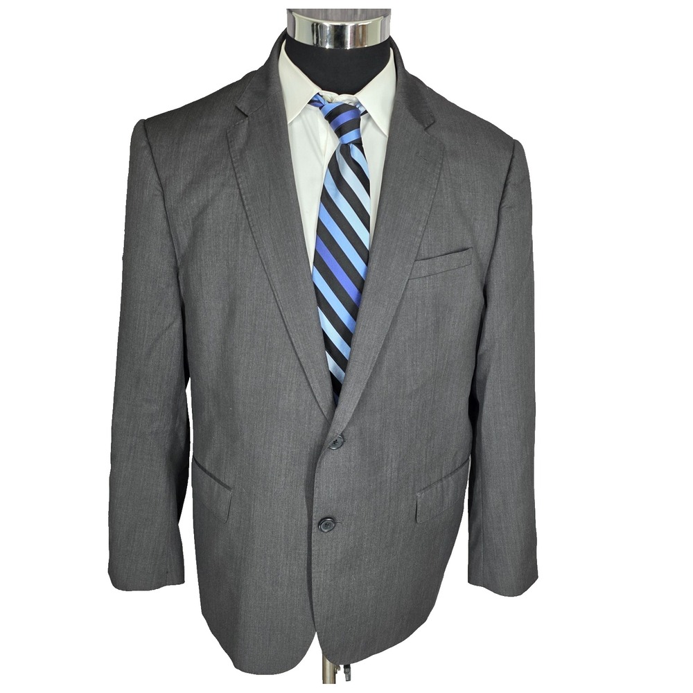 Cornelli Blazer Mens 48R Gray Sports Coat Jacket‎ 2 B 100% Wool Vented Italy